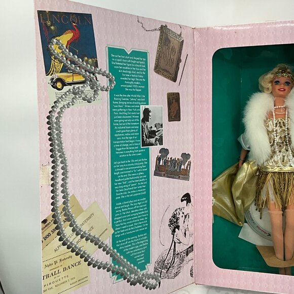 1920s Flapper Barbie Doll Great Eras Collection #4062 - Picture 6 of 7
